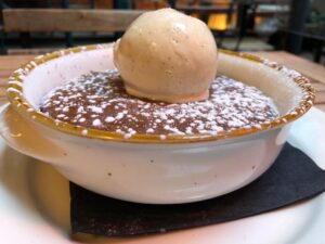 Warm chocolate Brownie