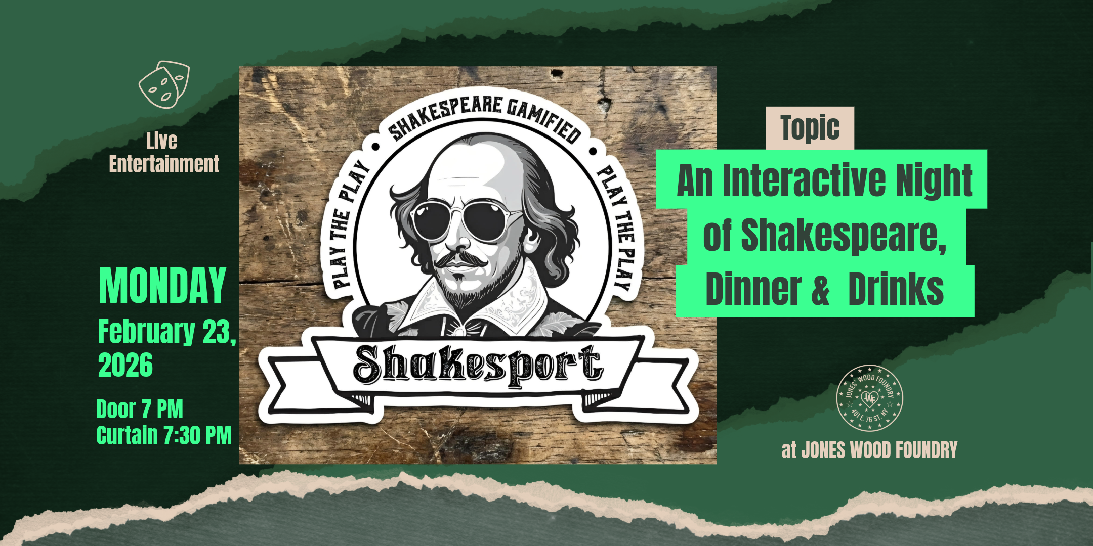Interactive Shakespeare Night | February 23
