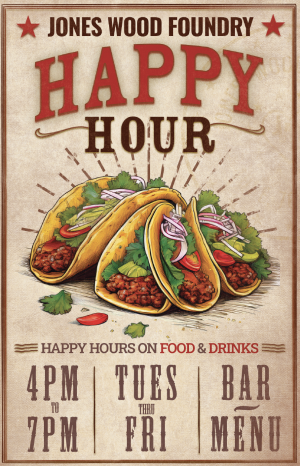 Happy Hour TUE-FRI 4-7pm